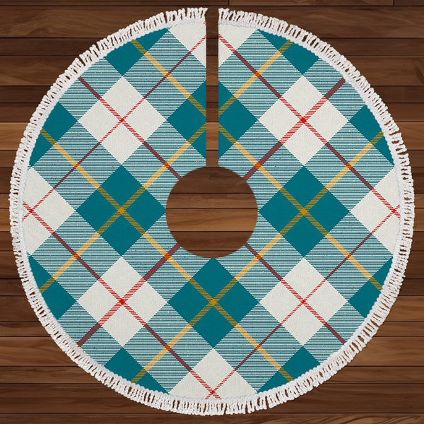 MacRae of Conchra Ancient Clan Badge Tartan Christmas Tree Skirt