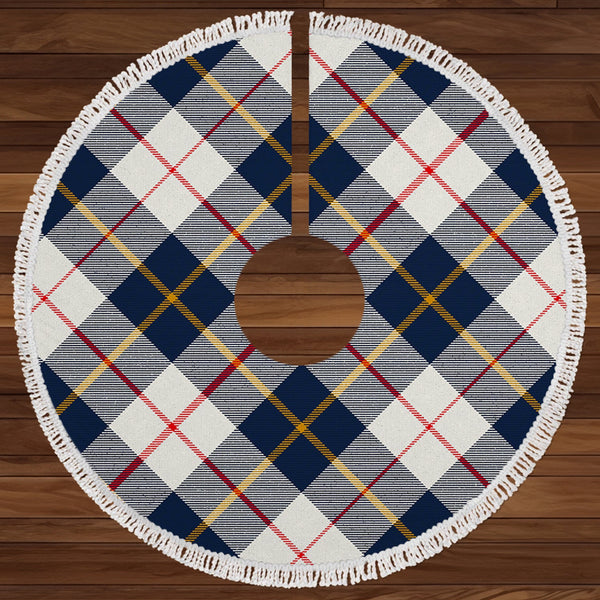 MacRae of Conchra Modern Clan Badge Tartan Christmas Tree Skirt