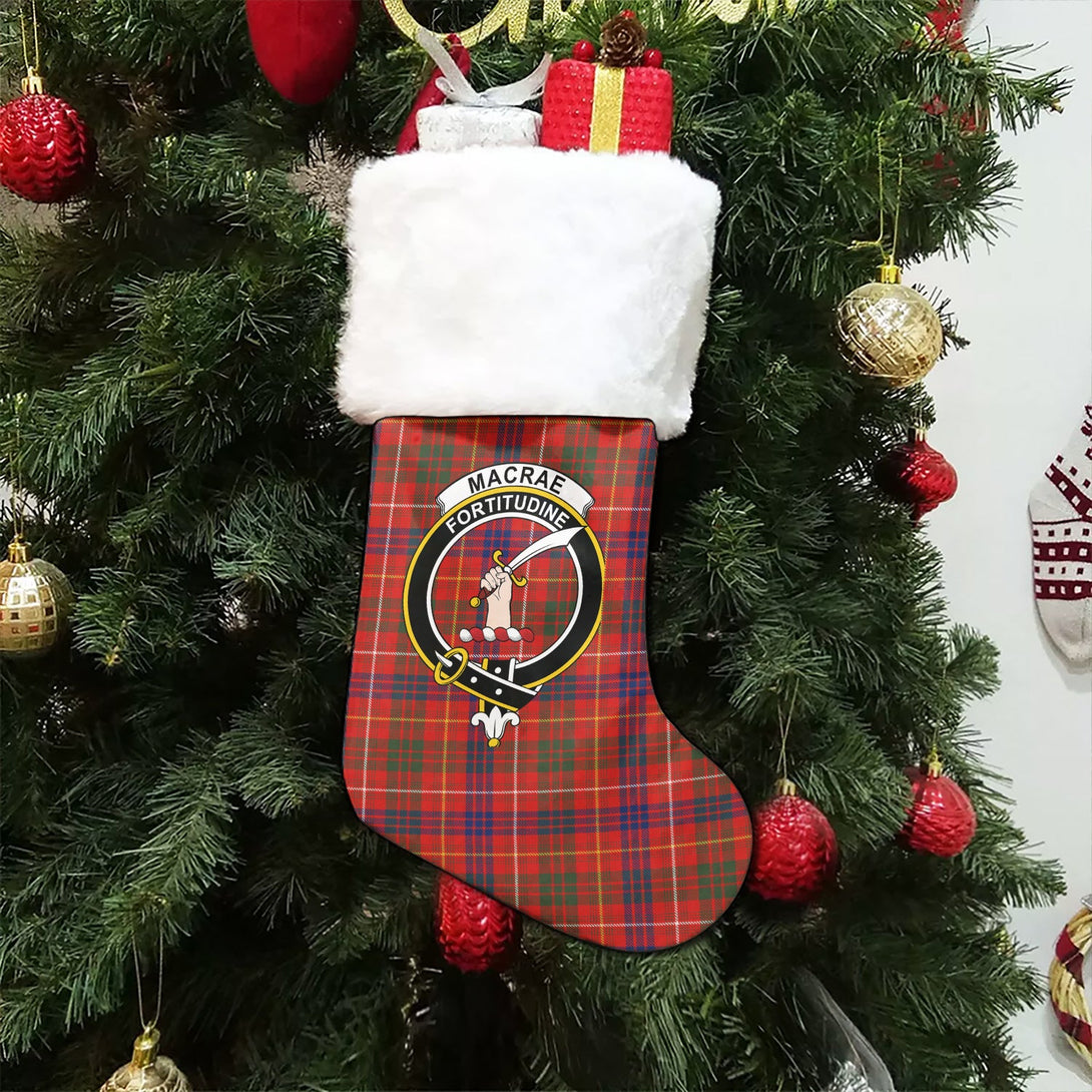 MacRae of Inverinate Modern Clan Badge Tartan Christmas Stocking