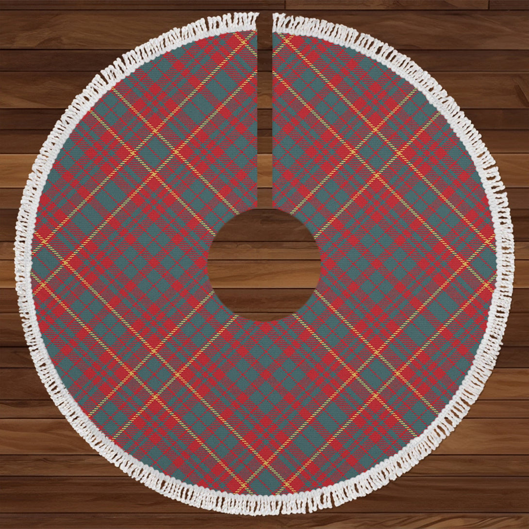 MacRurie Weathered Tartan Christmas Tree Skirt