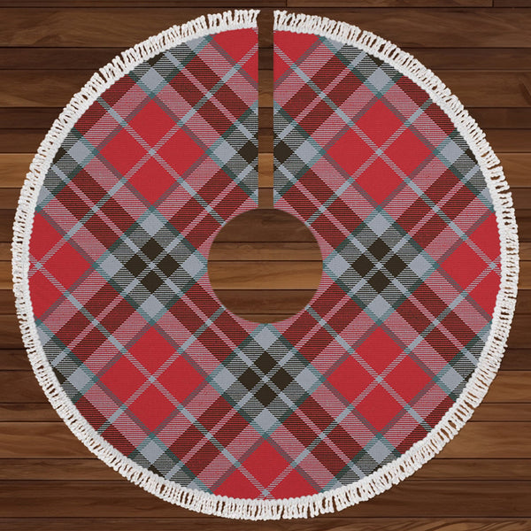 MacTavish Ancient Clan Badge Tartan Christmas Tree Skirt