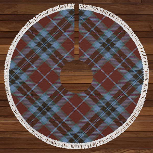 MacTavish Hunting Weathered Tartan Christmas Tree Skirt