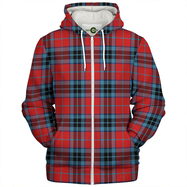 MacTavish Modern Clan Badge Tartan Sherpa Hoodie