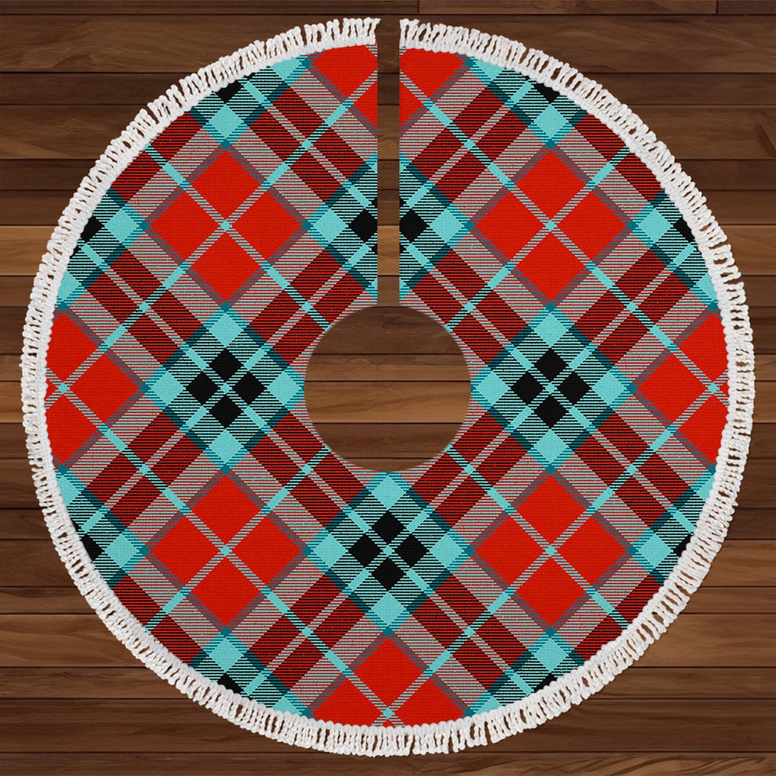 MacTavish Weathered Tartan Christmas Tree Skirt