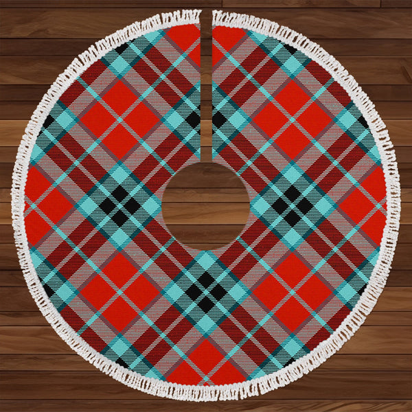 MacTavish Weathered Tartan Christmas Tree Skirt