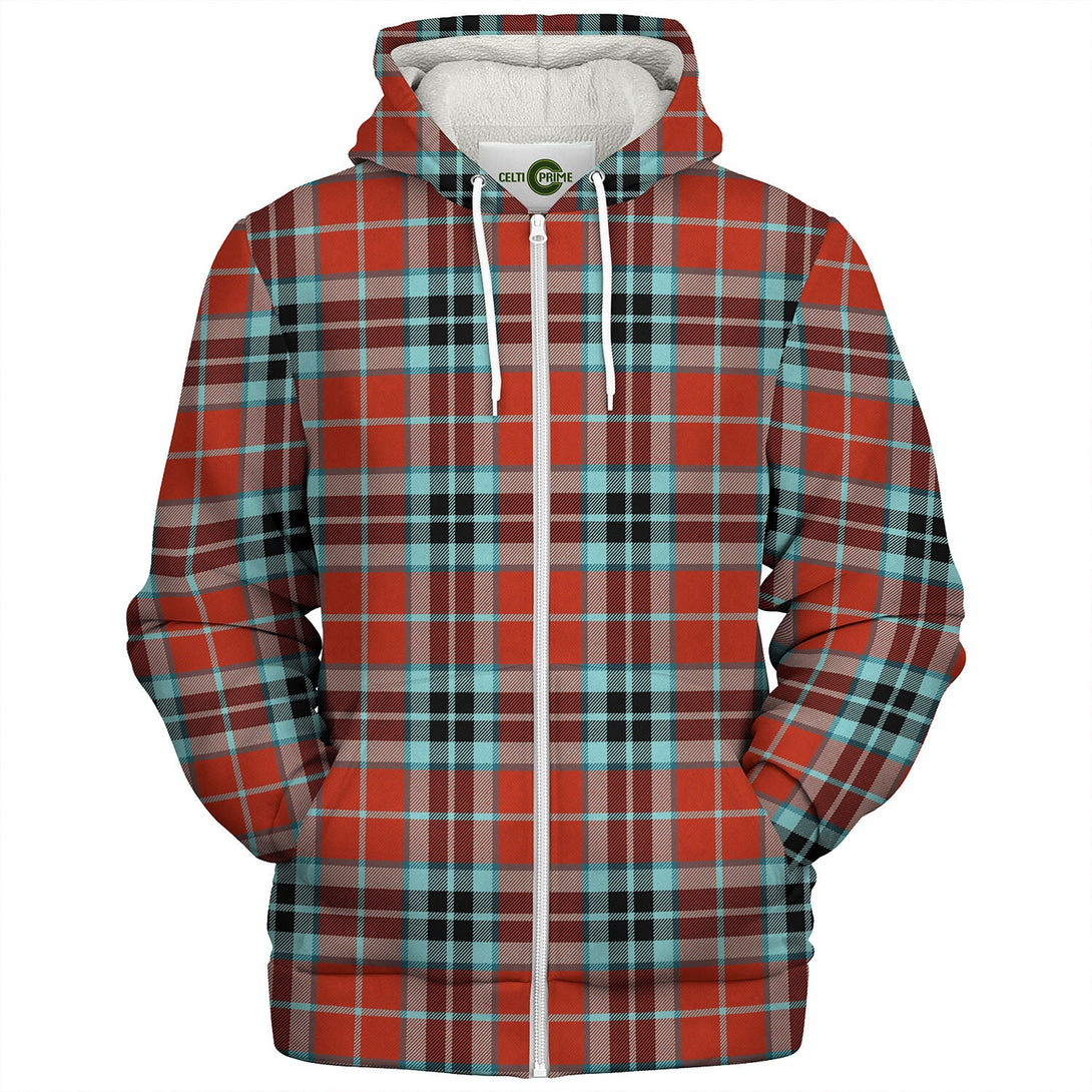 MacTavish (MacThomas Red) Ancient Tartan Sherpa Hoodie