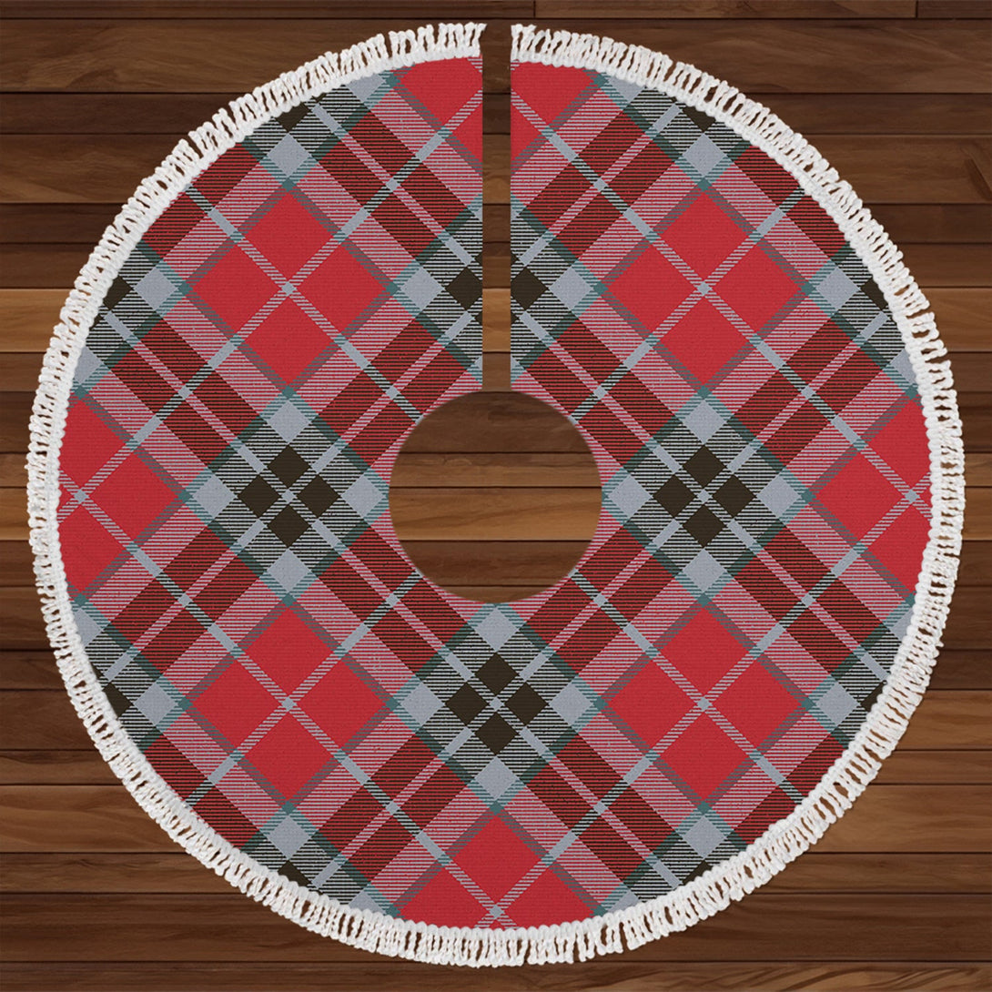 MacTavish (Thompson Red) Weathered Tartan Christmas Tree Skirt