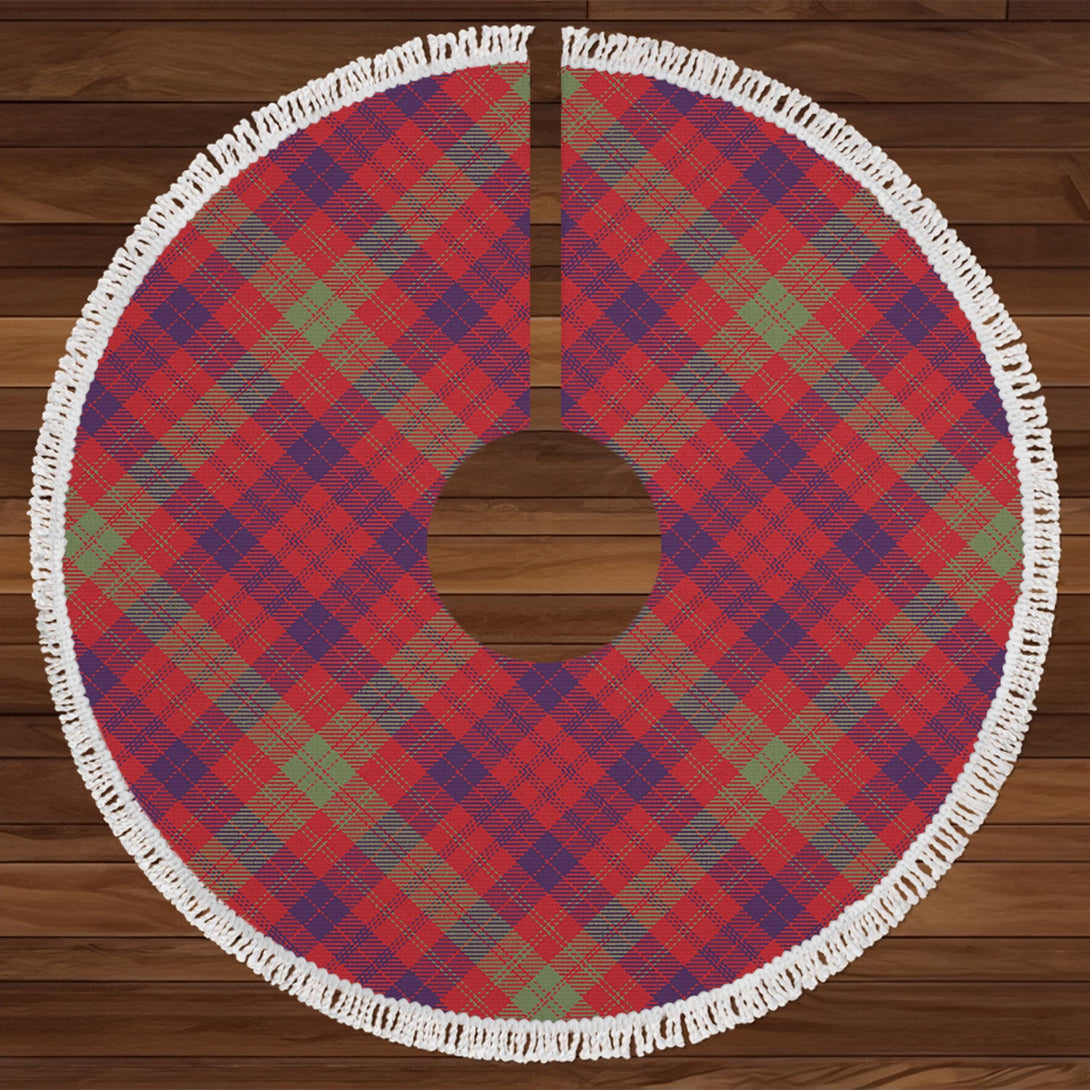 MacTier Weathered Tartan Christmas Tree Skirt