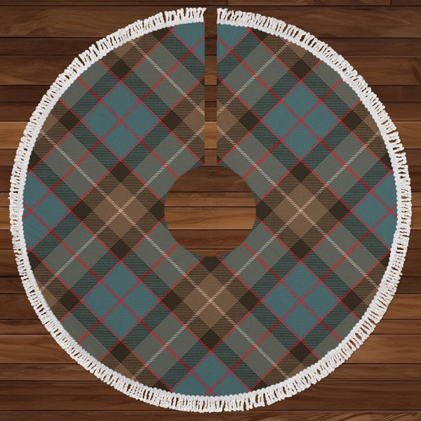 MacWilliam (Williamson) Weathered Clan Badge Tartan Christmas Tree Skirt