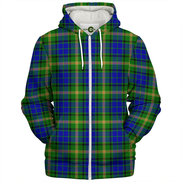 Maitland Clan Badge Tartan Sherpa Hoodie