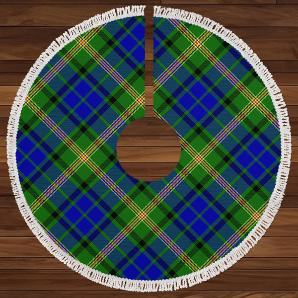 Maitland Clan Badge Tartan Christmas Tree Skirt