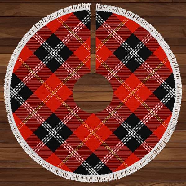 Marjoribanks Ancient Clan Badge Tartan Christmas Tree Skirt