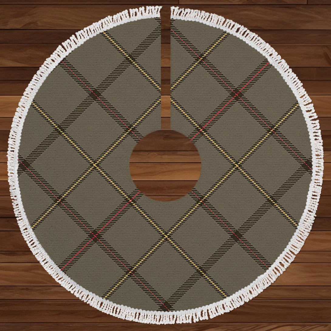 Marr Weathered Clan Badge Tartan Christmas Tree Skirt