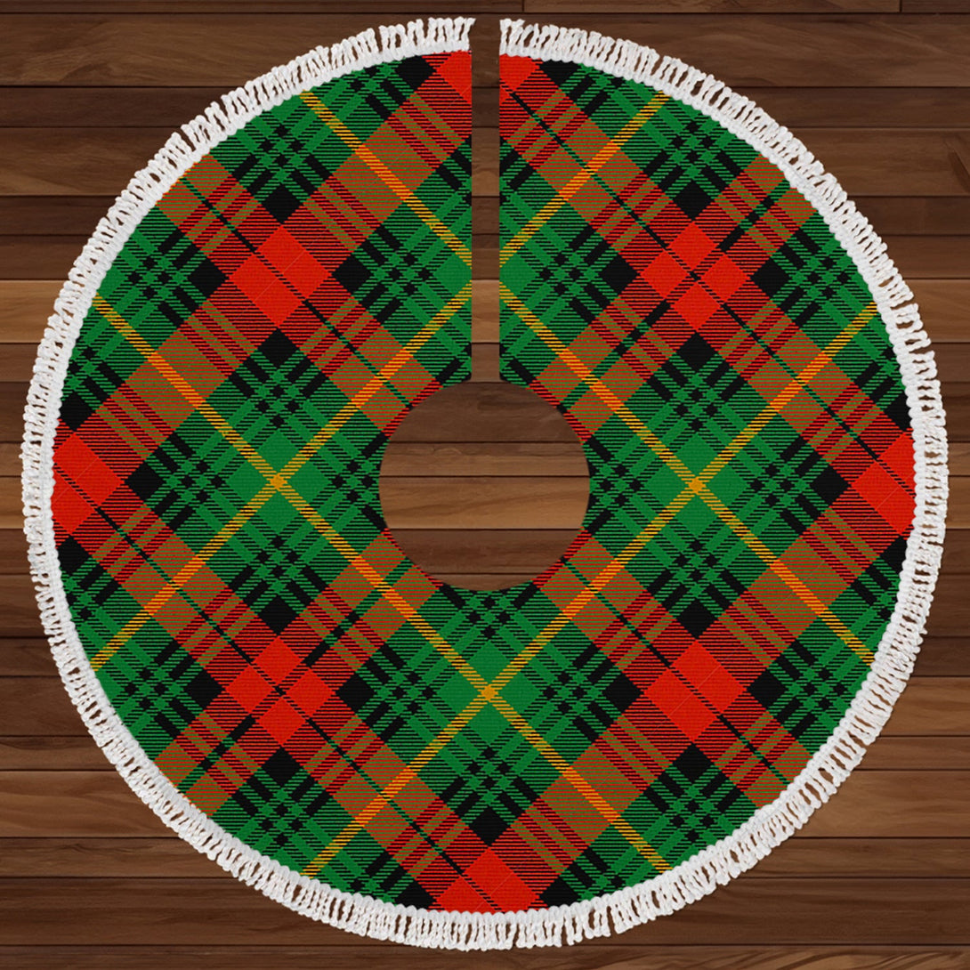 Martin Ancient Clan Badge Tartan Christmas Tree Skirt