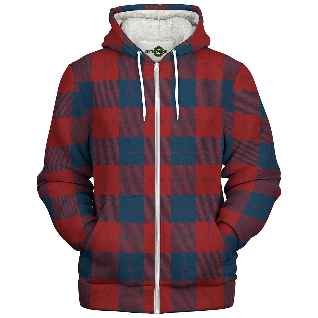 Mary Erskine School (MacGregor Gregor of Deeside) Modern Tartan Sherpa Hoodie