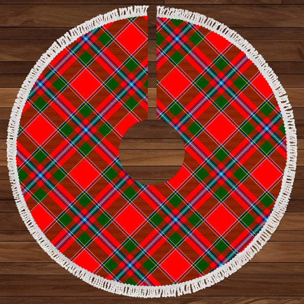 Maule Clan Badge Tartan Christmas Tree Skirt