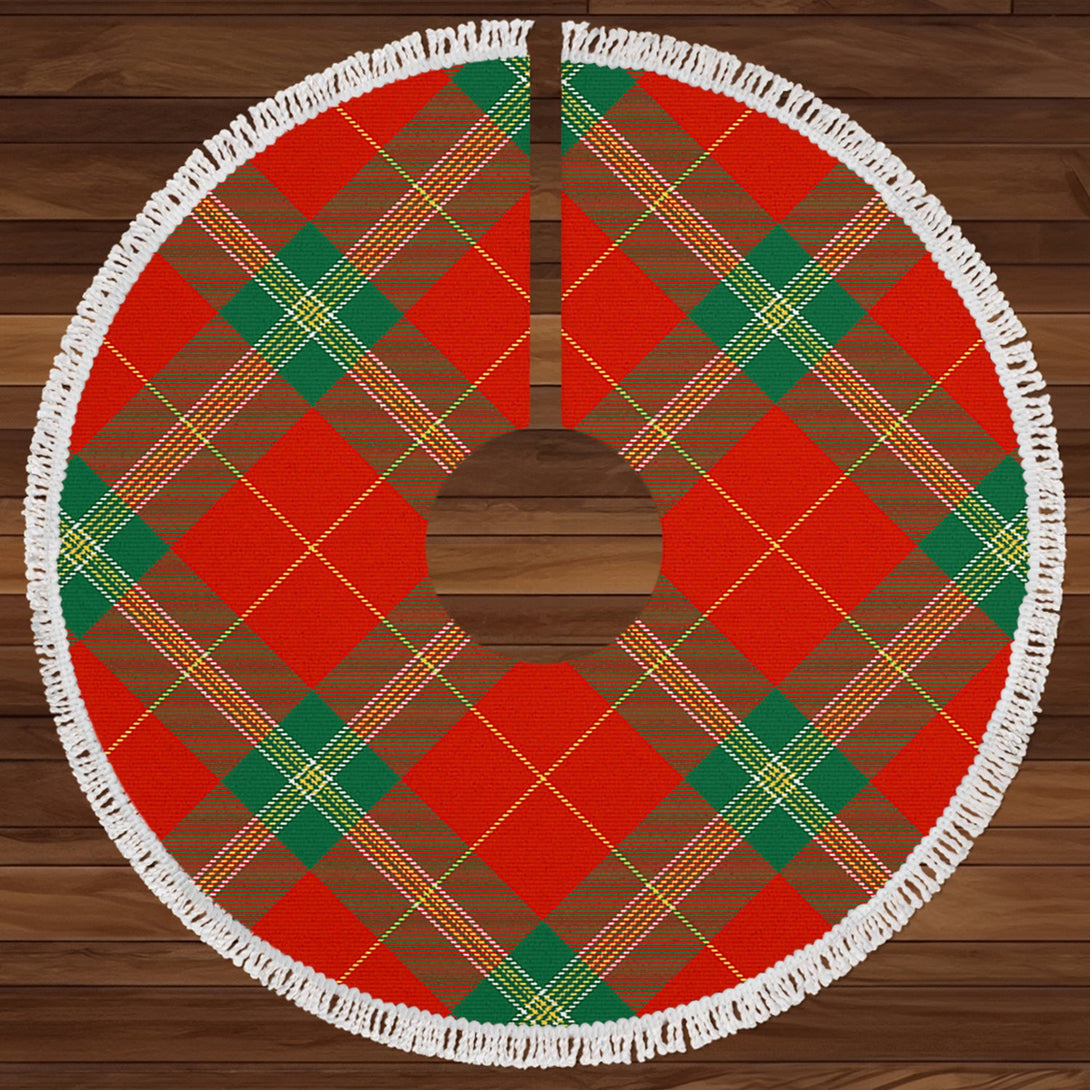 Maver Ancient Clan Badge Tartan Christmas Tree Skirt