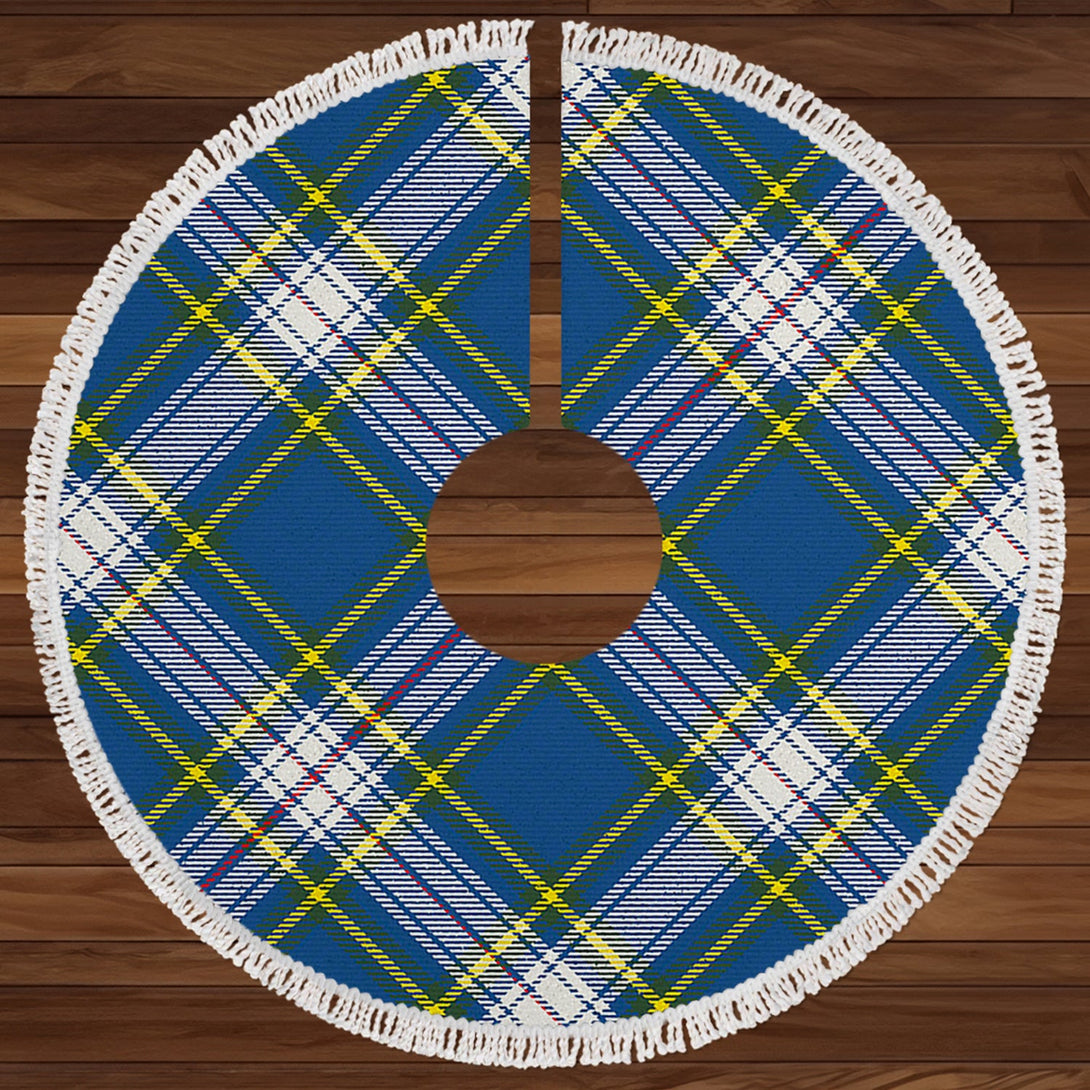 Maver Dress Modern Clan Badge Tartan Christmas Tree Skirt