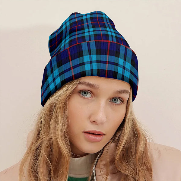 McCorquodale Clan Badge Tartan Knitted Beanie