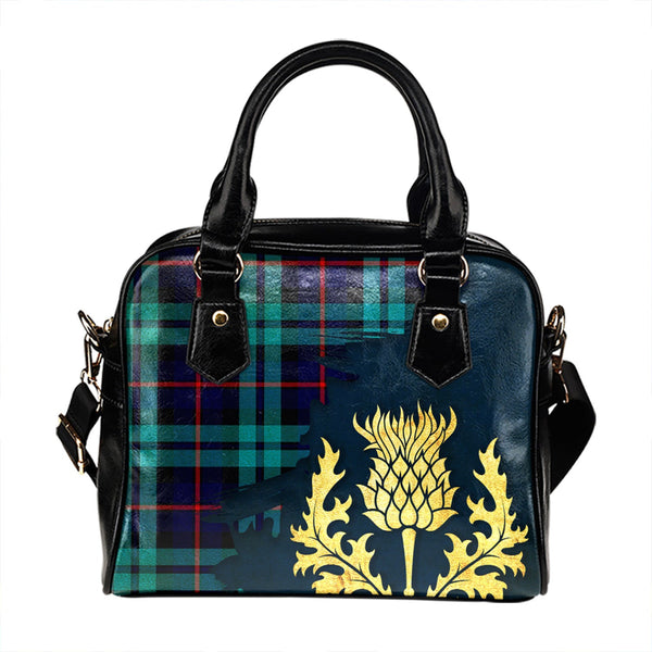 McCorquodale Tartan Shoulder Handbag Thistle Oldest Style