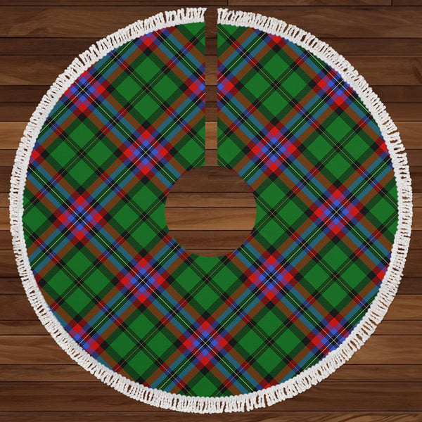 McGeachie Clan Badge Tartan Christmas Tree Skirt