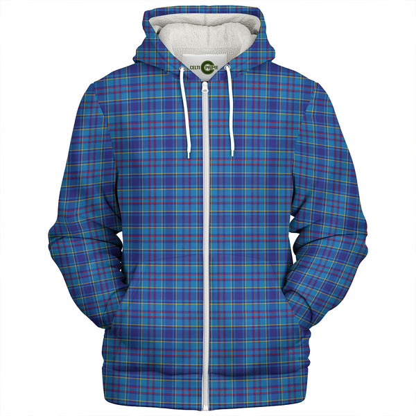 Mercer Modern Clan Badge Tartan Sherpa Hoodie