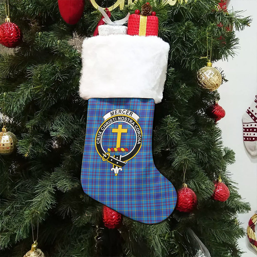 Mercer Modern Clan Badge Tartan Christmas Stocking