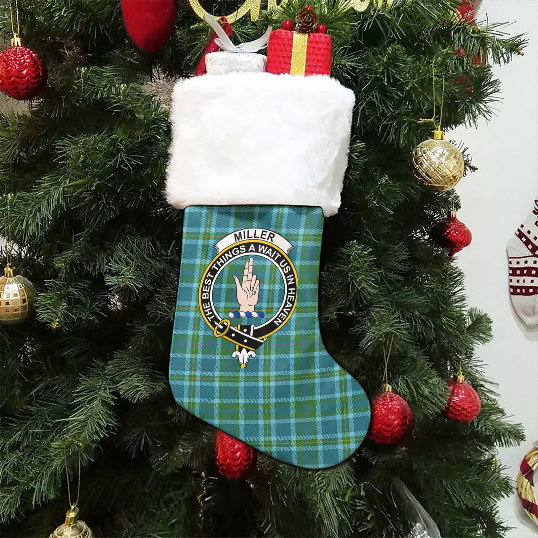 Miller Ancient Clan Badge Tartan Christmas Stocking