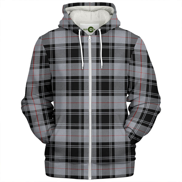 Moffat Modern Clan Badge Tartan Sherpa Hoodie