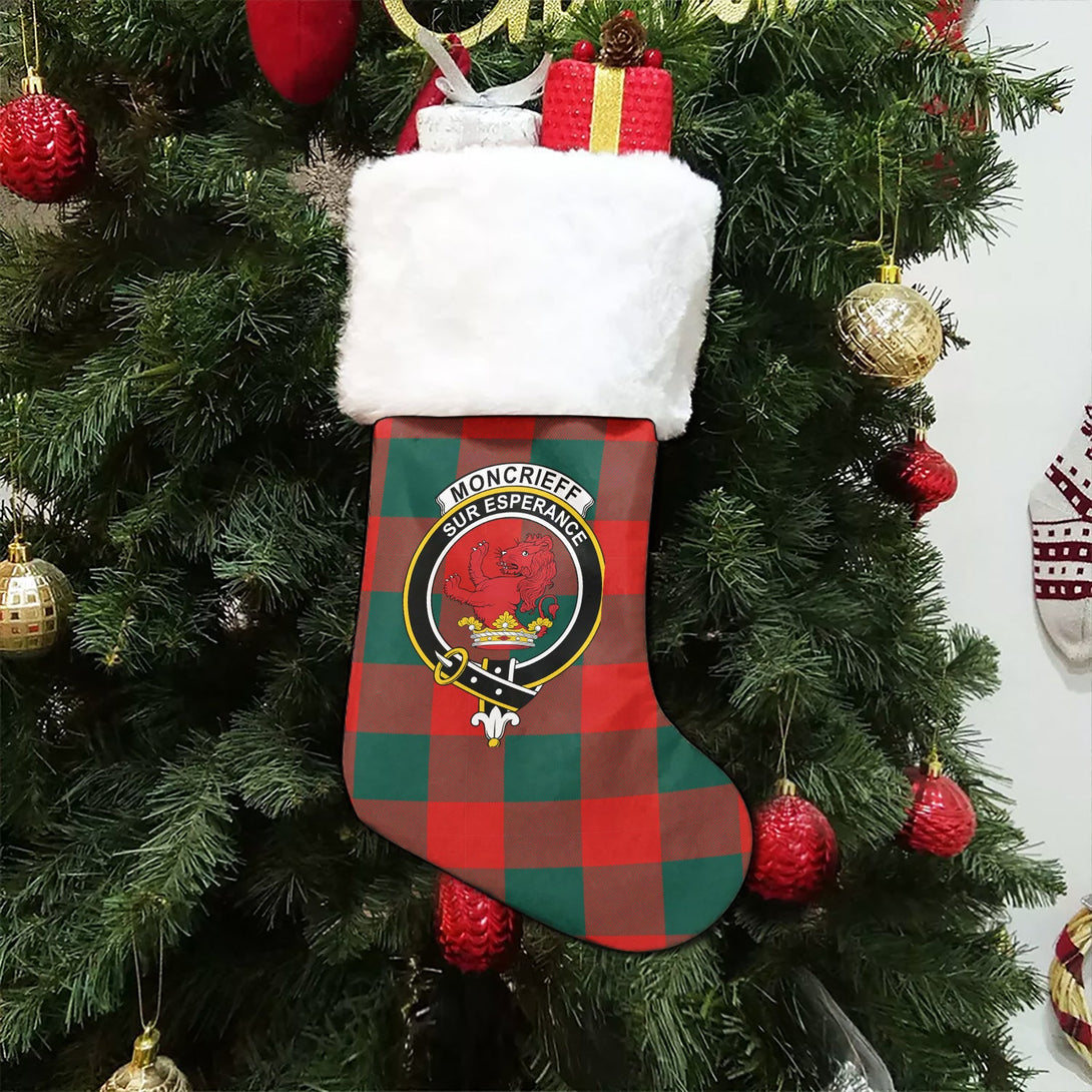 Moncrieffe Modern Clan Badge Tartan Christmas Stocking