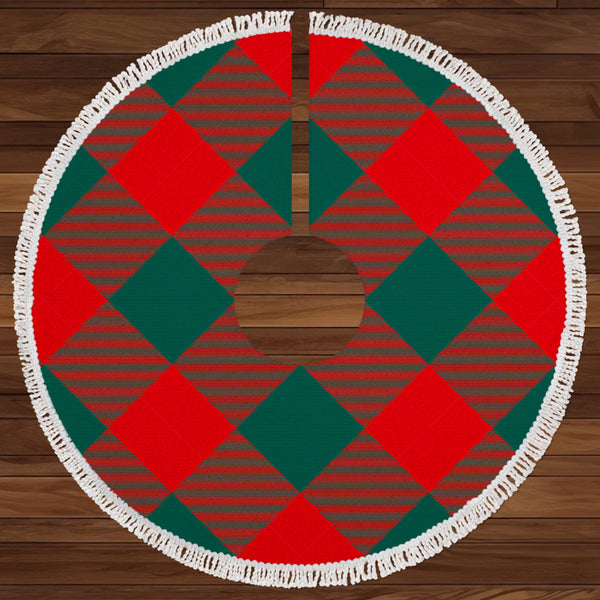 Moncrieffe Modern Clan Badge Tartan Christmas Tree Skirt