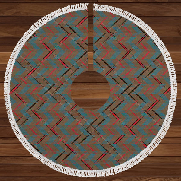 Moncrieffe of Atholl Weathered Clan Badge Tartan Christmas Tree Skirt