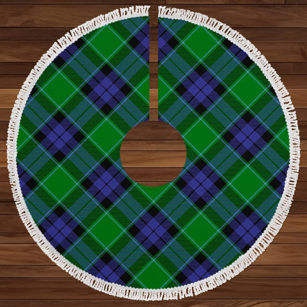 Monteith Clan Badge Tartan Christmas Tree Skirt