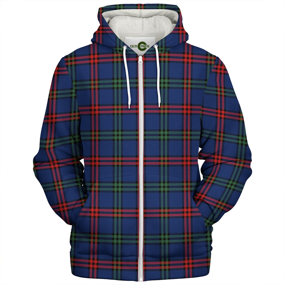 Montgomery Modern Clan Badge Tartan Sherpa Hoodie