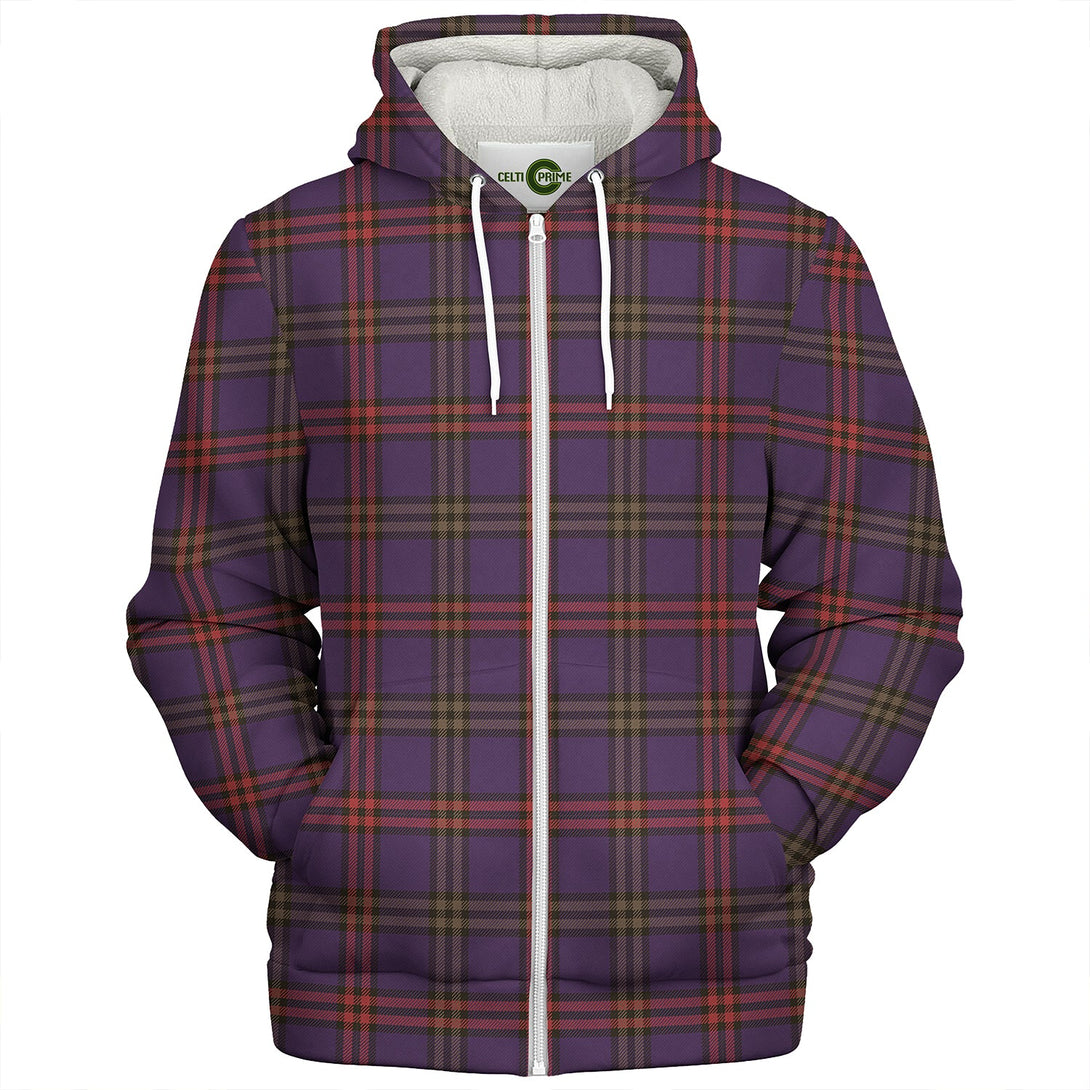 Montgomery Weathered Clan Badge Tartan Sherpa Hoodie