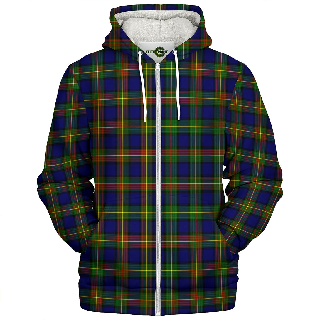 More (Muir) Clan Badge Tartan Sherpa Hoodie