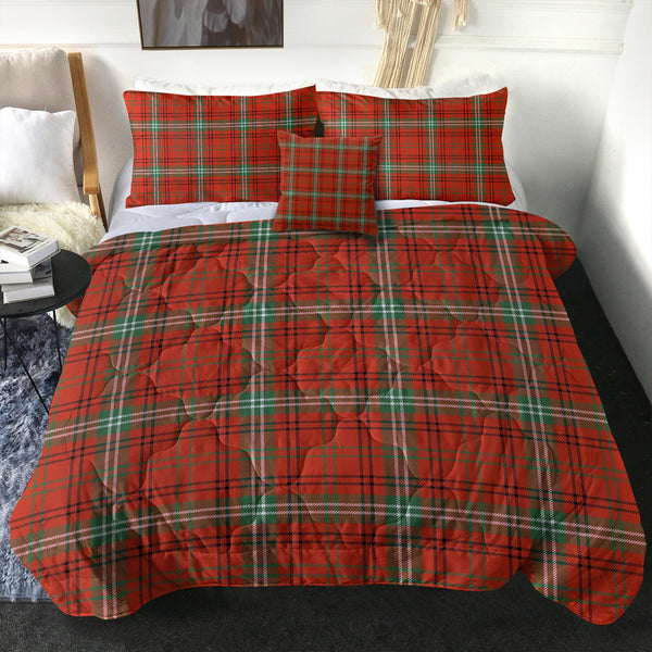 Morrison Ancient Clan Badge Tartan Comforter