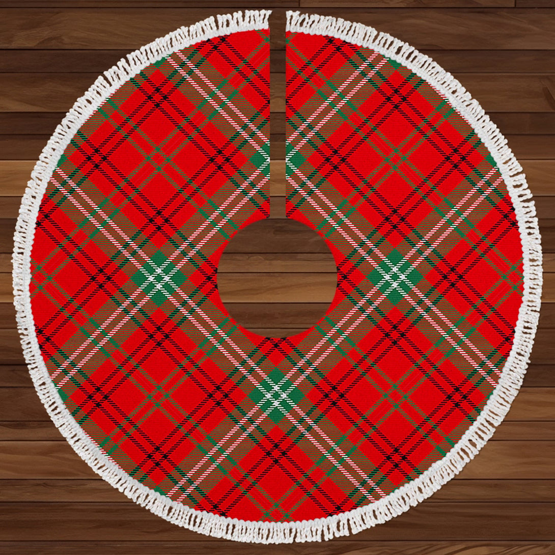 Morrison Modern Clan Badge Tartan Christmas Tree Skirt