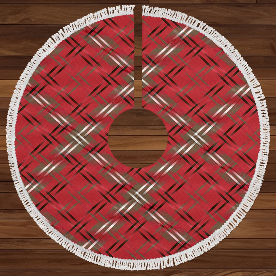 Morrison Weathered Clan Badge Tartan Christmas Tree Skirt