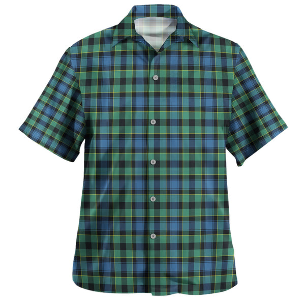 Mouat Clan Badge Tartan Hawaiian Shirt