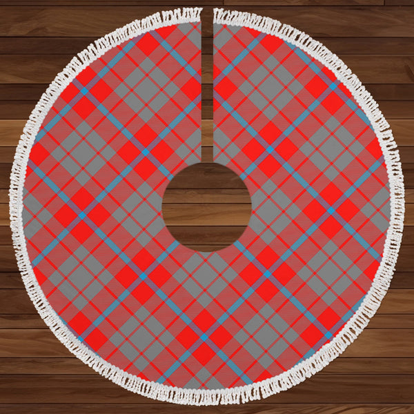 Moubray Clan Badge Tartan Christmas Tree Skirt