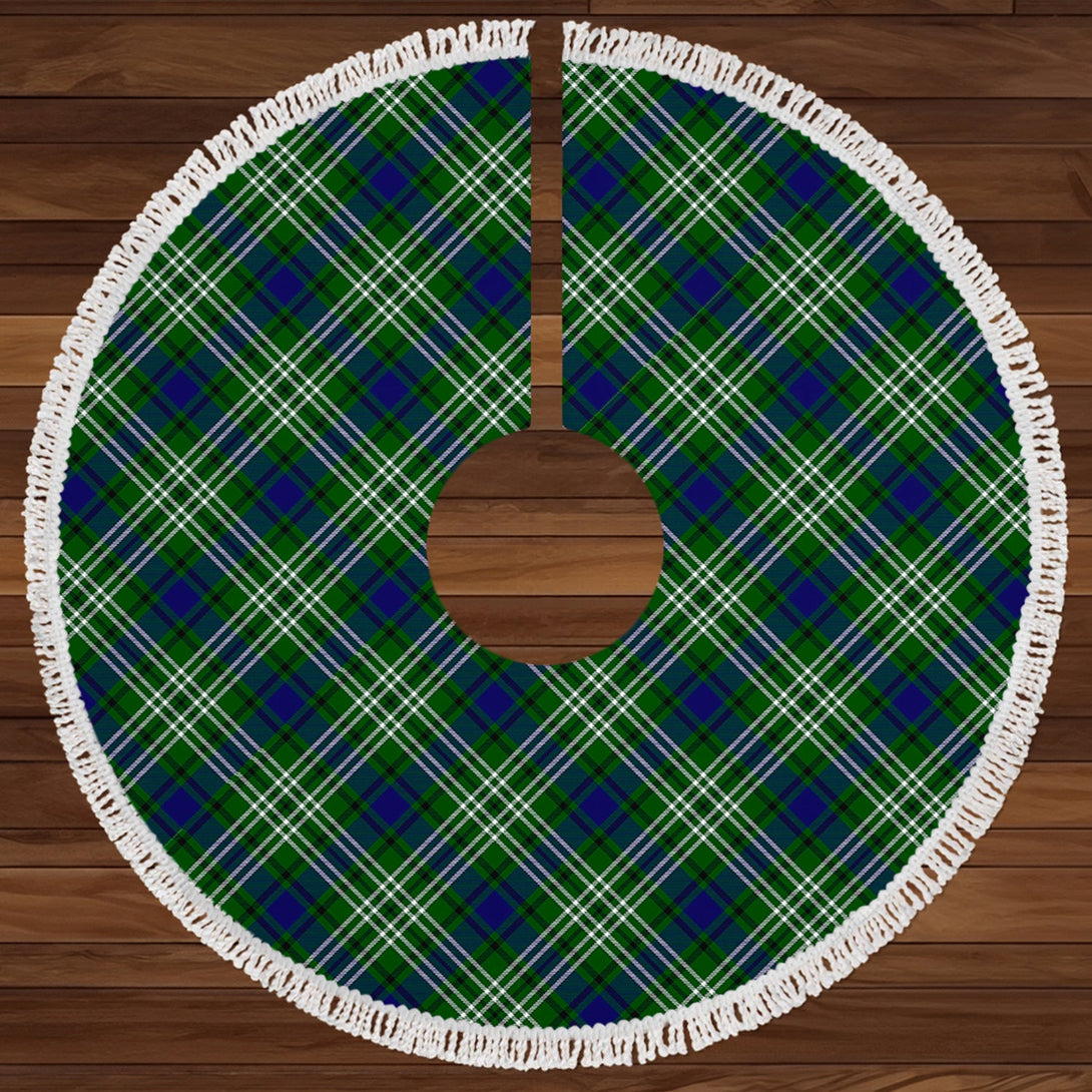 Mow Clan Badge Tartan Christmas Tree Skirt