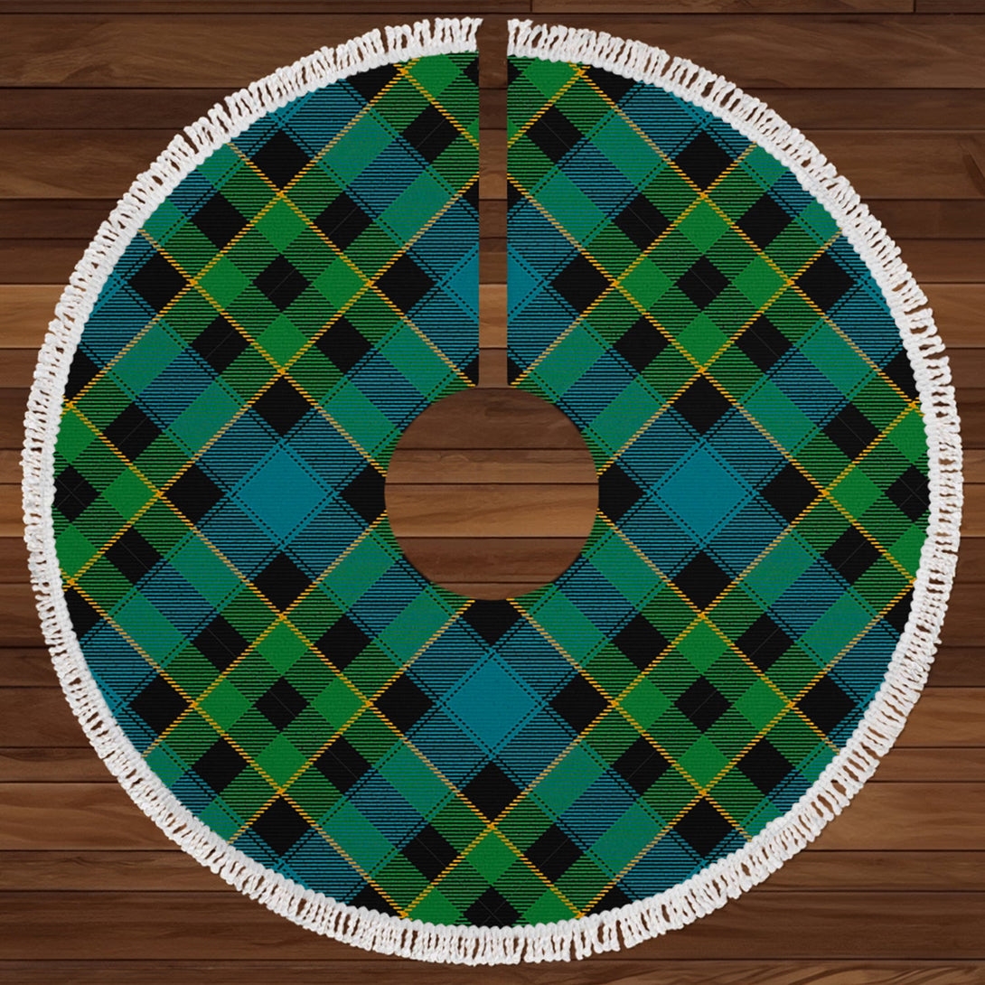 Mowat Ancient Clan Badge Tartan Christmas Tree Skirt