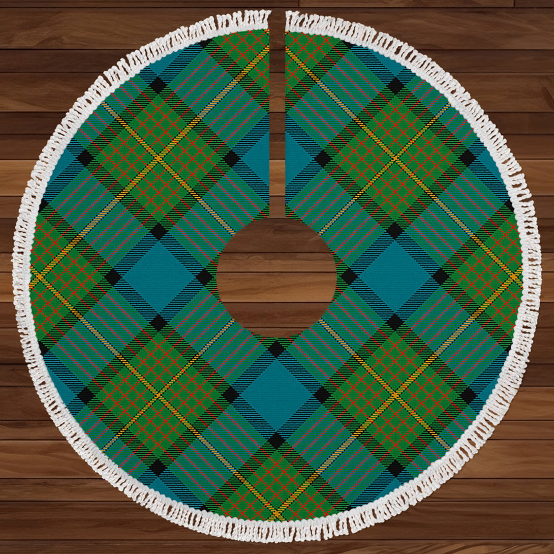 Muir Ancient Clan Badge Tartan Christmas Tree Skirt