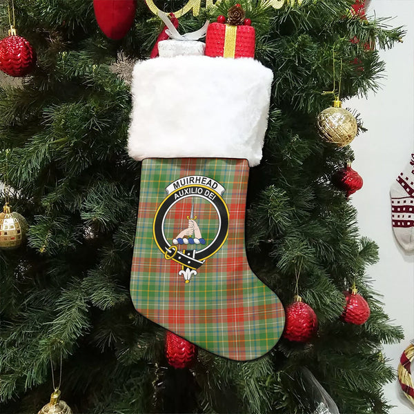 Muirhead Ancient Clan Badge Tartan Christmas Stocking