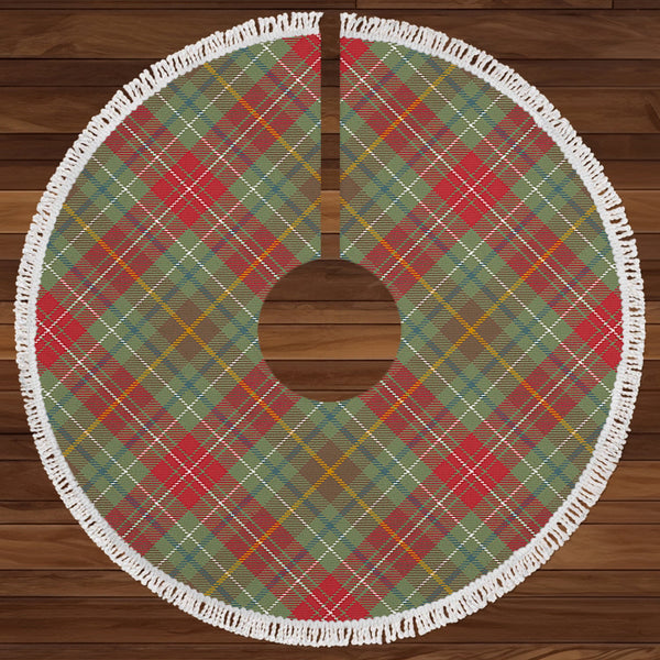 Muirhead Weathered Clan Badge Tartan Christmas Tree Skirt