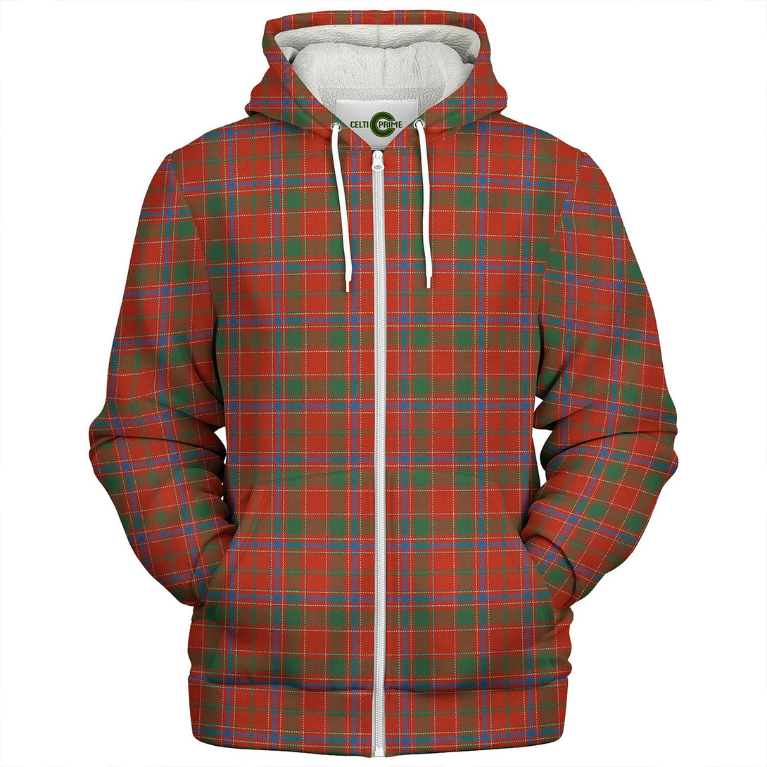 Munro Ancient Clan Badge Tartan Sherpa Hoodie