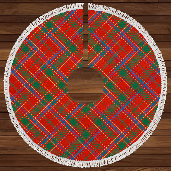 Munro Ancient Clan Badge Tartan Christmas Tree Skirt