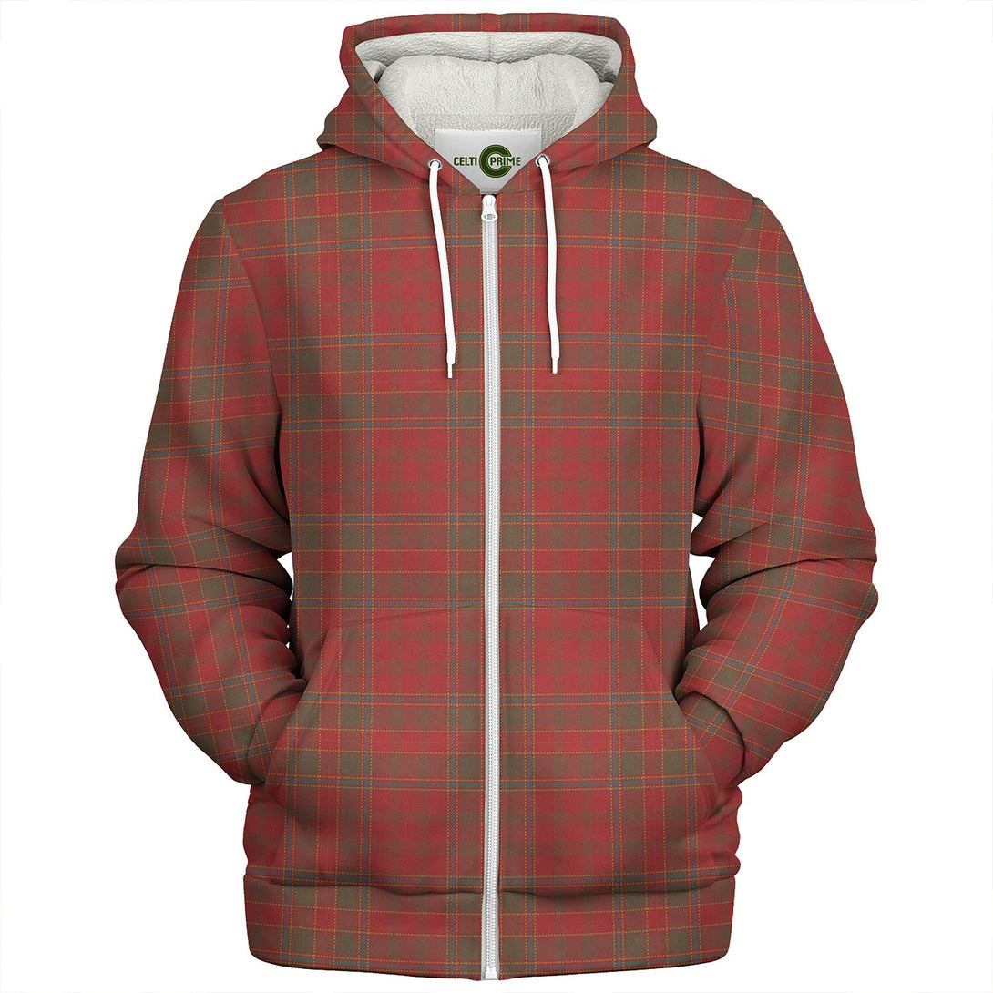 Munro (Logan) Weathered Clan Badge Tartan Sherpa Hoodie