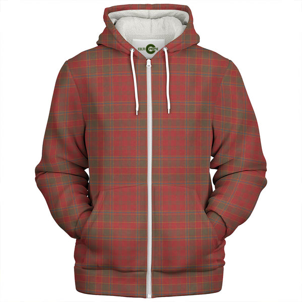 Munro (Logan) Weathered Clan Badge Tartan Sherpa Hoodie